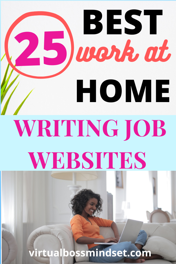 25 writing jobs
