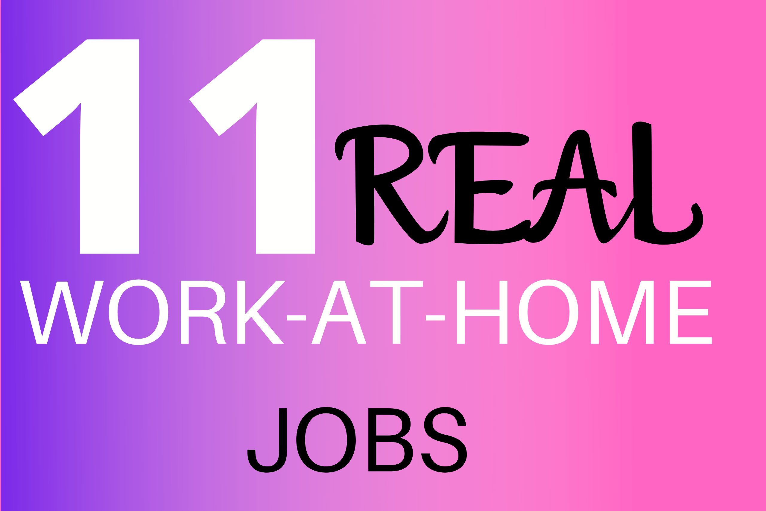 11 Realistic Work-From-Home Jobs that are Beginner Friendly