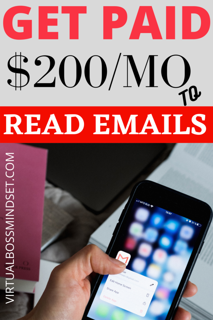 get paid to read emails