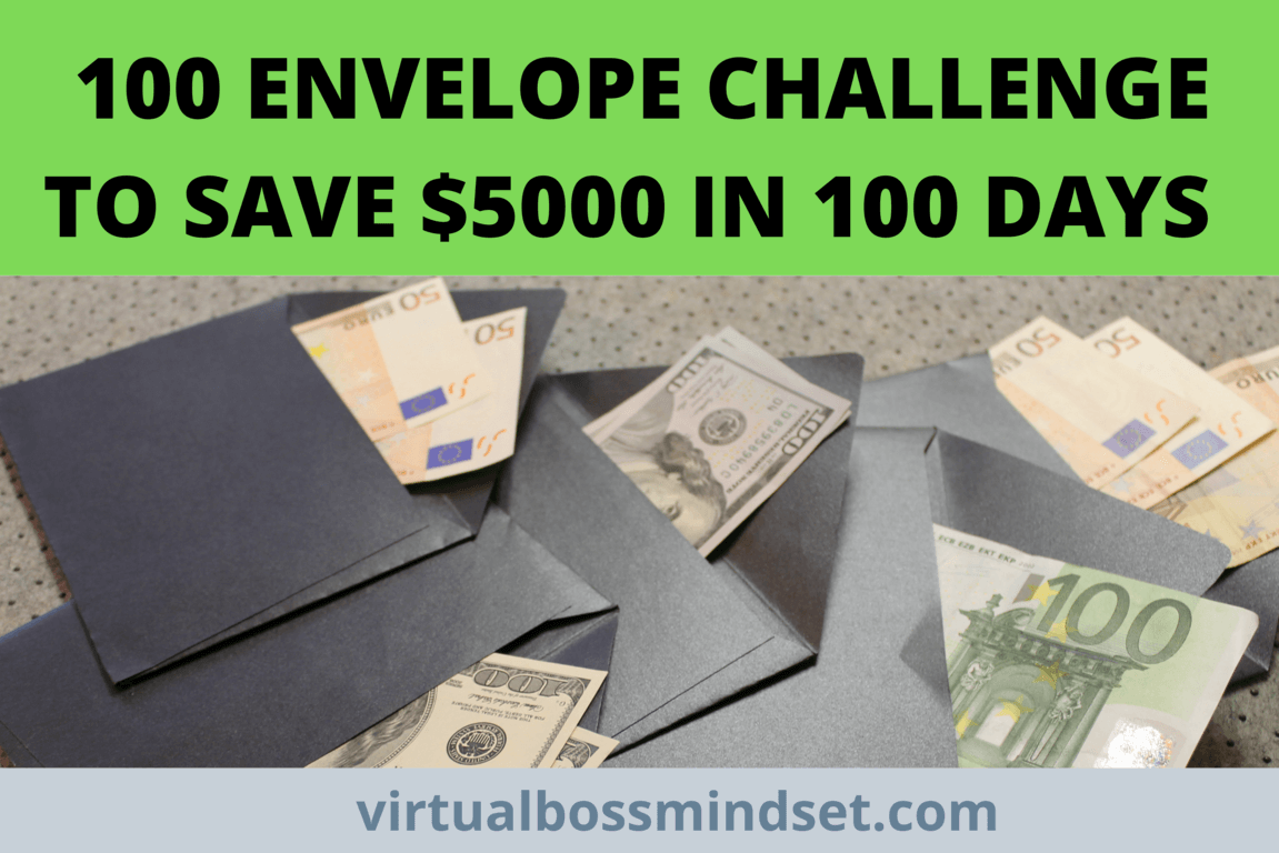 Do The 100 Envelope Challenge and Save $5000 in 100 days